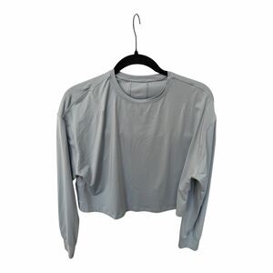 lululemon athletica Light Gray Long Sleeve Top